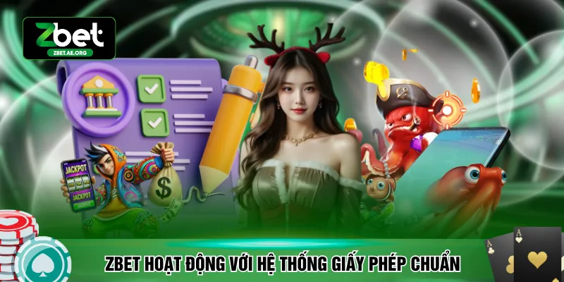 ZBET hoạt động với hệ thống giấy phép chuẩn